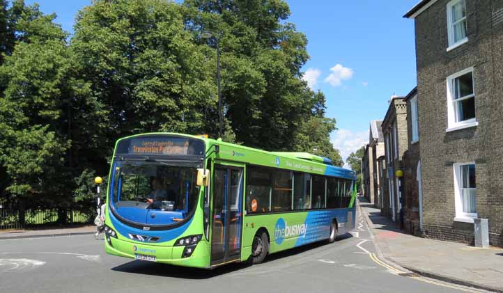 Stagecoach East Volvo B7RLE Wright busway 21227